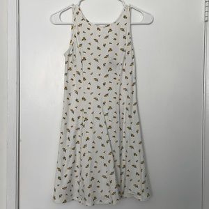 Forever 21 Daisy Patterned Skater Dress